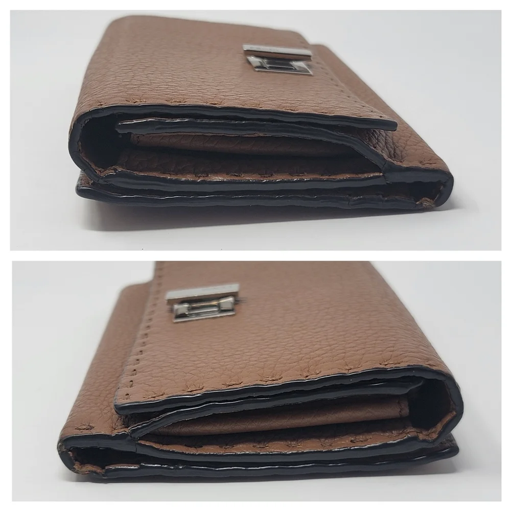 FENDI Peekaboo Selleria Leather Long Wallet - Picture 7 of 10